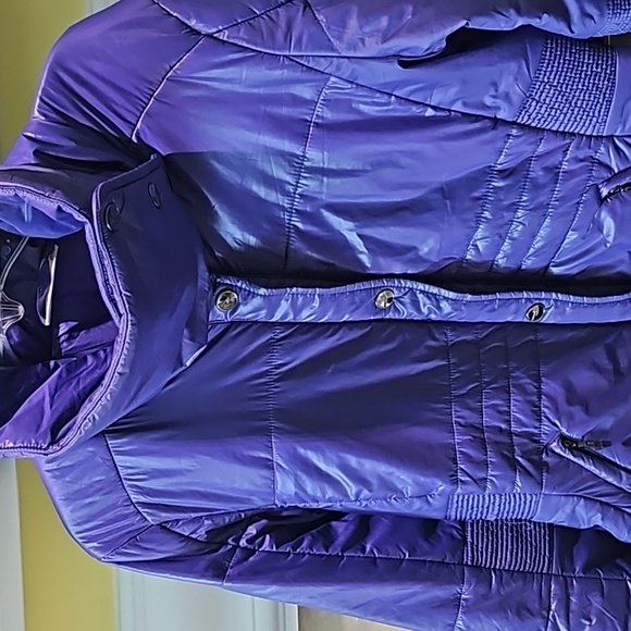 Adidas - Porsche Design- Purple Down Jacket Size 36 - Picture 4 of 9